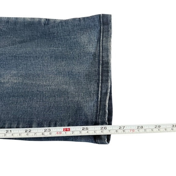 Democracy Ab Technology "Ab"solution Distressed Crop Straight Jeans Womens 20W - Picture 4 of 4